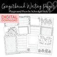 Load image into Gallery viewer, gingerbread printable writing pages
