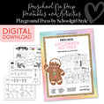 Load image into Gallery viewer, December Preschool No Prep Printables & Activities