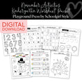 Load image into Gallery viewer, November Kindergarten No Prep Printables & Activities