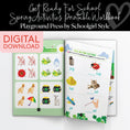 Load image into Gallery viewer, Kindergarten Spring Activities Printable Workbook