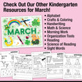 Load image into Gallery viewer, Printable Kindergarten March Daily Writing