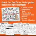 Load image into Gallery viewer, Printable Kindergarten December Daily Alphabet (M-P)