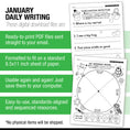 Load image into Gallery viewer, Printable First Grade January Daily Writing