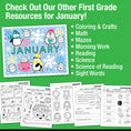 Load image into Gallery viewer, Printable First Grade January Daily Writing