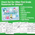 Load image into Gallery viewer, Printable First Grade January Writing Bundle