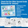 Load image into Gallery viewer, Printable Second Grade January Daily Math