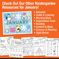 Load image into Gallery viewer, Printable Kindergarten January Writing Bundle