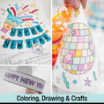Load image into Gallery viewer, Printable January Preschool and Kindergarten New Year Crafts and Activities Party Pack
