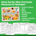 Load image into Gallery viewer, Printable First Grade November Writing Bundle