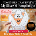 Load image into Gallery viewer, Printable My Slice of Pumpkin Pie Craftivity