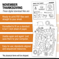Load image into Gallery viewer, Printable November Daily Handwriting