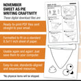 Load image into Gallery viewer, Printable Sweet As Pie Writing Craftivity