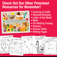 Load image into Gallery viewer, Printable Preschool November Alphabet Match