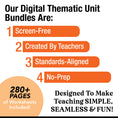 Load image into Gallery viewer, Printable Kindergarten November Thematic Unit Bundle