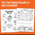 Load image into Gallery viewer, Big Book of November Kindergarten Thematic Unit Bundle