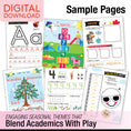 Load image into Gallery viewer, Printable Kindergarten Seasonal Activities Workbook Bundle