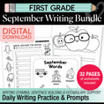 Load image into Gallery viewer, First Grade September Writing Bundle
