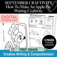 Load image into Gallery viewer, How to Make an Apple Pie Craftivity
