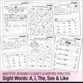 Load image into Gallery viewer, Kindergarten September Daily Sight Words