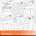 Load image into Gallery viewer, Kindergarten September Daily Sight Words