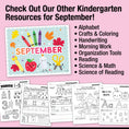 Load image into Gallery viewer, Kindergarten September Daily Sight Words