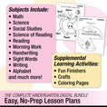 Load image into Gallery viewer, Printable Kindergarten September Thematic Unit Bundle