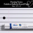 Load image into Gallery viewer, Passing Notes – Loose-Leaf Notebook Bulletin Board Paper | Schoolgirl Style x Fadeless®