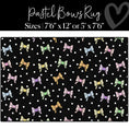 Load image into Gallery viewer, Pastel Bows Classroom Rug by Schoolgirl Style