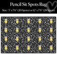 Load image into Gallery viewer, Pencil Sit Spots Classroom Rug by Schoolgirl Style