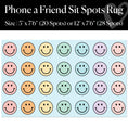 Load image into Gallery viewer, Pastel Rainbow Smileys Sit Spots Classroom Rug by Schoolgirl Style