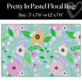 Load image into Gallery viewer, Pretty in Pastel Floral Classroom Rug by Schoolgirl Style