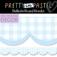Load image into Gallery viewer, Summer Picnic Gingham Pastel Bulletin Board Border