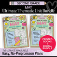 Load image into Gallery viewer, Ultimate Second Grade May Thematic Unit Bundle