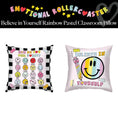 Load image into Gallery viewer, Believe In Yourself Rainbow Pastel Classroom Pillow