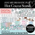 Load image into Gallery viewer, Printable January Dramatic Play Hot Cocoa Stand