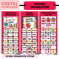 Load image into Gallery viewer, Printable Ultimate Rainbow Classroom Management and Organization Bundle