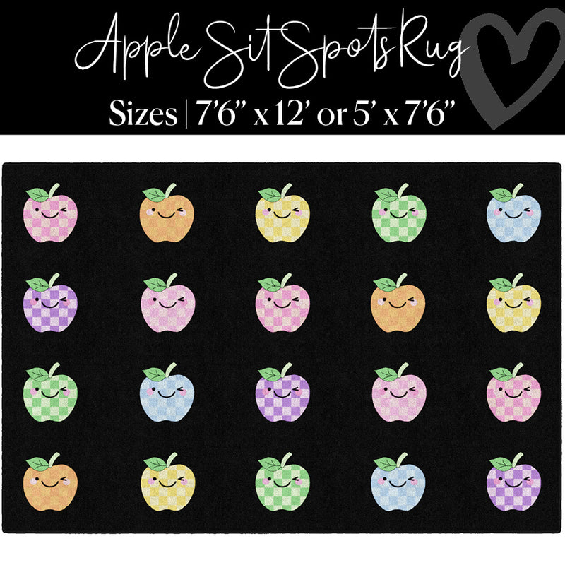 Apple Sit Spots | Classroom Rugs | Schoolgirl Style