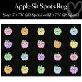 Load image into Gallery viewer, Apple Sit Spots Classroom Rug by Schoolgirl Style