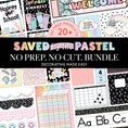 Load image into Gallery viewer, No Prep No Cut Classroom Decor Bundle | Saved By The Pastel