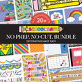 Load image into Gallery viewer, No Prep No Cut Classroom Decor Bundle | School Days