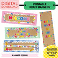 Load image into Gallery viewer, No Prep No Cut Classroom Decor Bundle | School Days