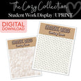 Load image into Gallery viewer, The Cozy Collection Student Work Display UPRINT