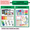 Load image into Gallery viewer, Printable Ultimate Classroom Management and Organization Bundle | 90s Teacher