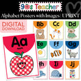 Load image into Gallery viewer, Printable Retro Alphabet Posters | 90s Teacher