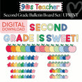 Load image into Gallery viewer, Printable Retro Second Grade Is Sweet Bulletin Board Set | 90s Teacher
