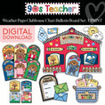 Load image into Gallery viewer, Printable Weather Pups Clubhouse Chart Bulletin Board Set | 90s Teacher