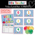 Load image into Gallery viewer, Printable Retro Voice Level Set | 90s Teacher