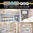 Load image into Gallery viewer, Shimmer Pop Pre-Printed Classroom Decor Bundle