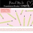 Load image into Gallery viewer, Printable Pastel Pencil Classroom Border