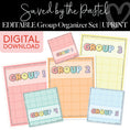 Load image into Gallery viewer, Saved By The Pastel Editable Group Organizer Set UPRINT